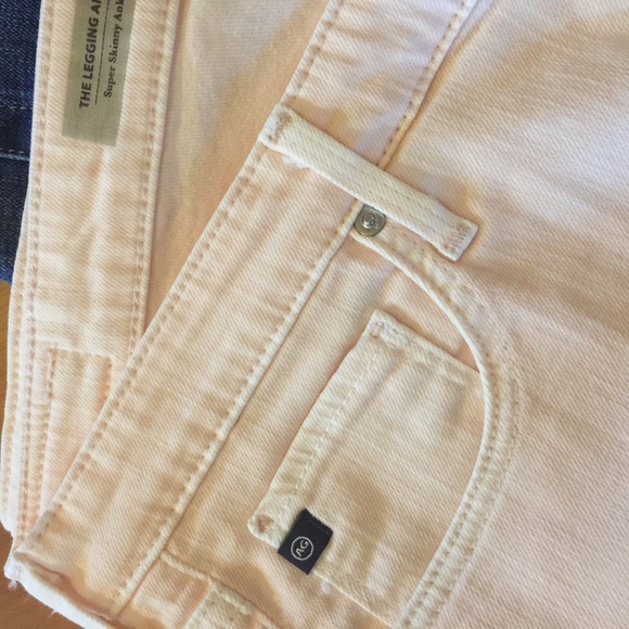 ADRIANNA GOLDSCHMIED ankle jean/lt peach/EXC.cond - Picture 2 of 6